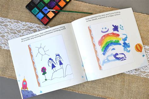 Customize A Storybook With Your Childs Art Create Play Travel