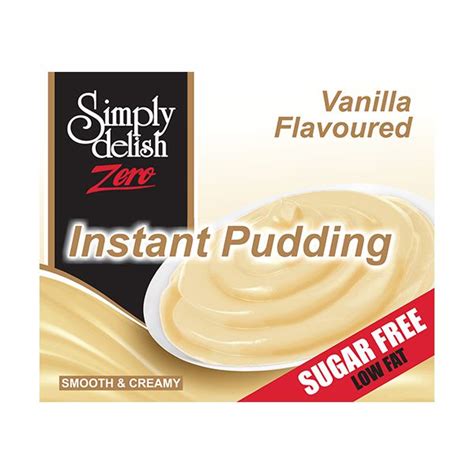 Simply Delish Zero Instant Pudding Vanilla Sugar Free 6 Pack