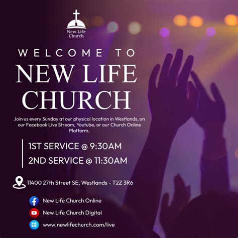 Copy Of Welcome To Church Postermywall