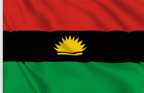 First, nothing makes up biafra. Biafra Flag