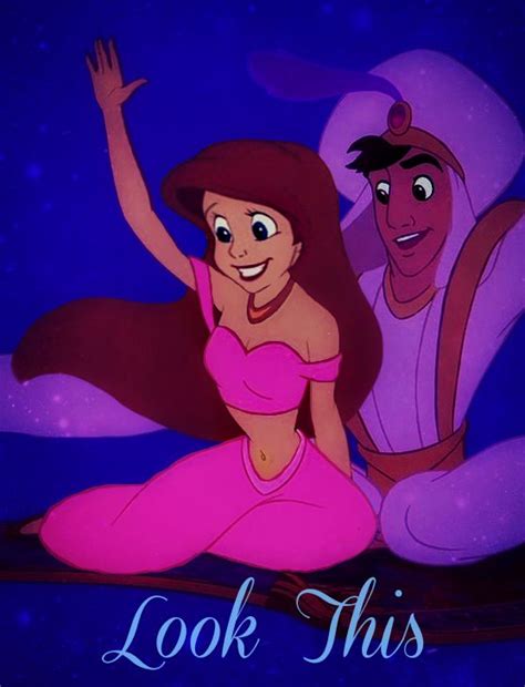 Aladdin And Ariel Look Thismy Design Disney Character Art Disney