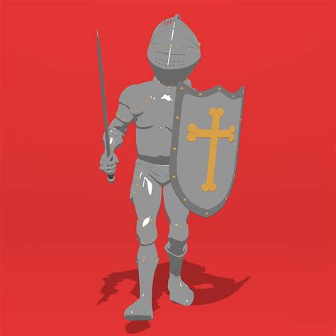 Download Knight Middle Ages 3d Royalty Free Stock Illustration Image