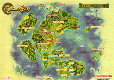 Golden Sun World Map ~ Chocakekids