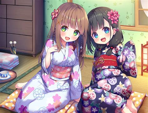 Cute Girl In Yukata Cute Girls Anime Other Hd Wallpaper Peakpx