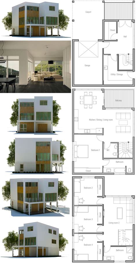 Modern Minimalist House Plan Minimalist House Design Modern