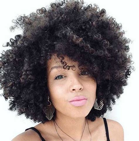 Pixies and bobs with an asymmetric. 25 Short Curly Afro Hairstyles | Short Hairstyles 2017 ...