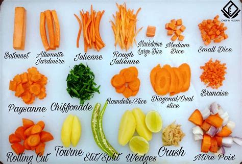 Types Of Vegetables Cutting Every Cook Should Know Legitng