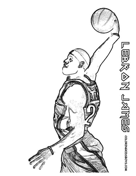 In case you haven't heard, lebron james left the cleveland cavaliers in free agency and will be playing for the los angeles lakers this season. 27+ Pretty Image of Lebron James Coloring Pages ...