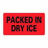 Dry Ice Label Printable Photos