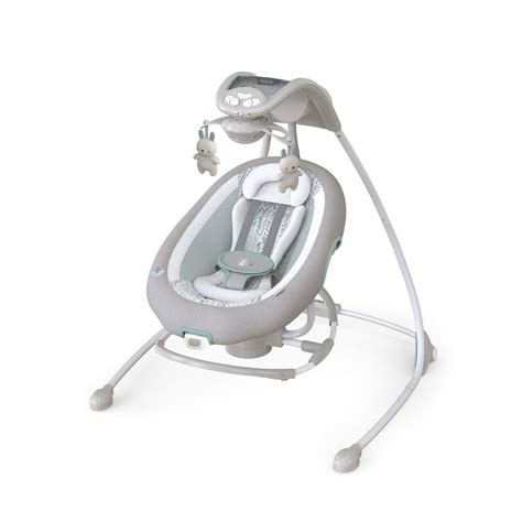 Ingenuity Inlighten 2 In 1 Cradling Electric Baby Swing And Rocker With