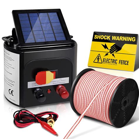Discover exactly how an electric fence works from electric fencing specialists, electric fence online. 5km Solar Electric Fence Energiser Energizer Tape For ...