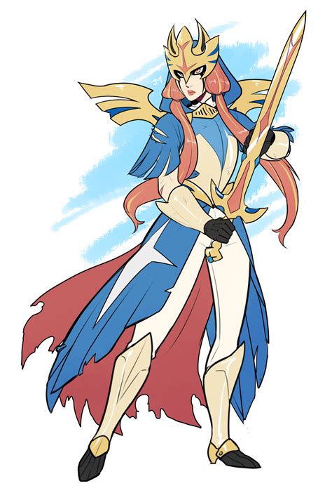 i know i haven t posted ina while but since yesterday i did this zacian gijinka and you guys
