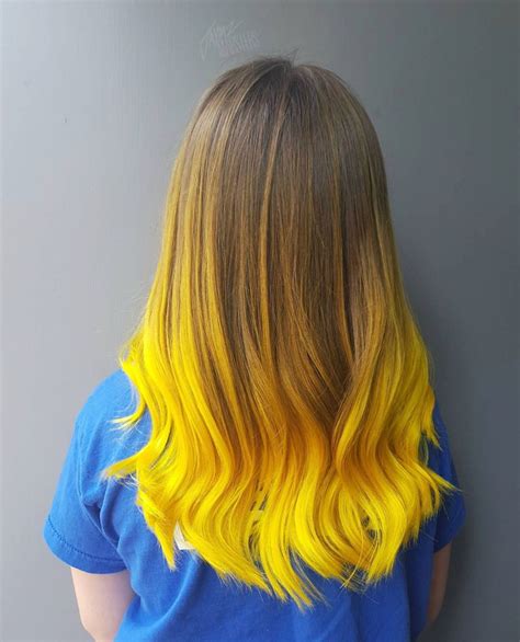 Ombre Hair Color Hair Dye Colors Hair Inspo Color Yellow Hair Dye