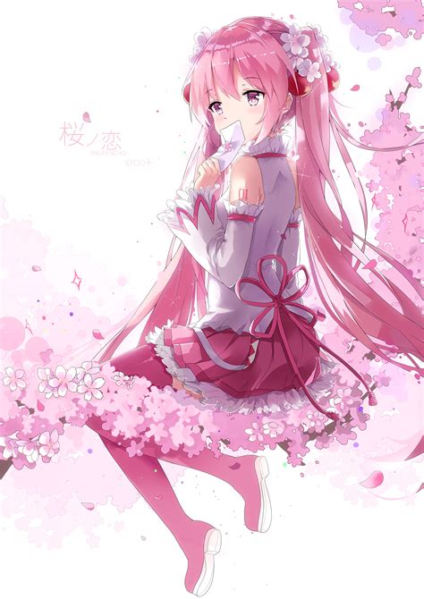 Blue eyes skirts arisa under. Sakura Miku Wallpapers (63+ images)