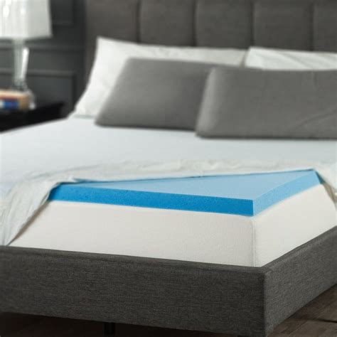 Zinus Inch Gel Memory Foam Mattress Topper King Amazon Ca Home Kitchen