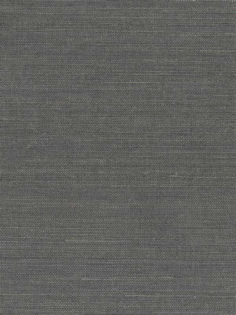 Dark Grey Grasscloth Wallpaper