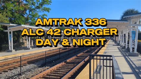 Fast Amtrak Train 336 Alc 42 Charger 2 Different Viewpoints Youtube