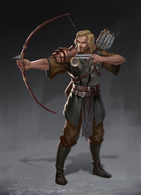 Artstation The Archer Kim Draw Archer Characters Dungeons And