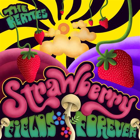 Album Cover Strawberry Fields Forever Domestika
