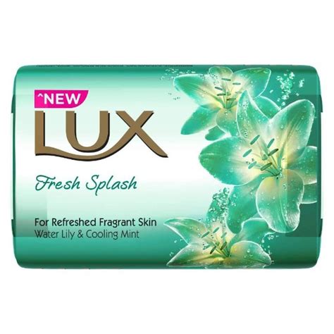 Lux Fresh Splash Soap With Water Lily And Cooling Mint 100g