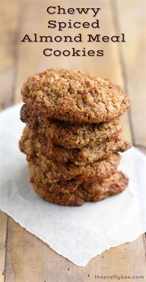 These almond flour cookies taste just like those christmas cookies, except they're a lot faster to make. Chewy Almond Meal Cookies. - The Pretty Bee