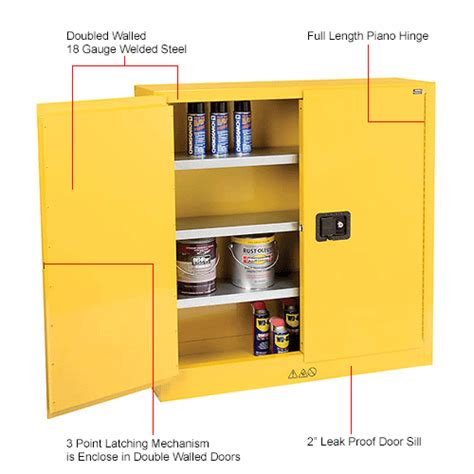 Chamberlain group chamberlain b970 is researched and written basing all the information on the user knowledge and from experts guideline. Global Industrial™ Flammable Cabinet, Manual Close Double ...