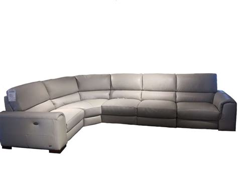 Davide Leather Sectional By Natuzzi Editions Sectional Leather