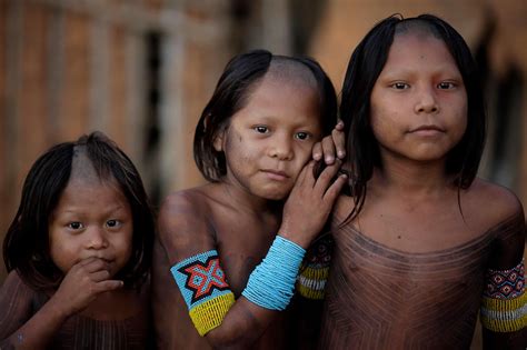 Amazonas Amazon Tribe Xingu Tribal People American Spirit Body