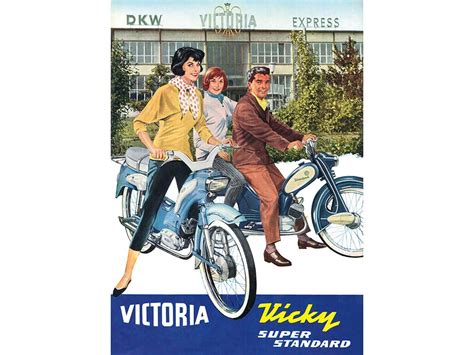 Werbeplakat Nachdruck Cm Cm F R Victoria Dkw Express Vicky