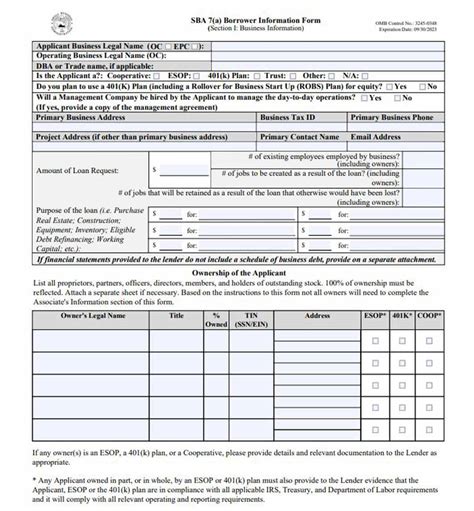 Sba Form 1919 What It Is And How To Complete It