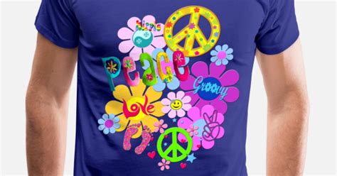 Hippie Men’s Premium T Shirt Spreadshirt