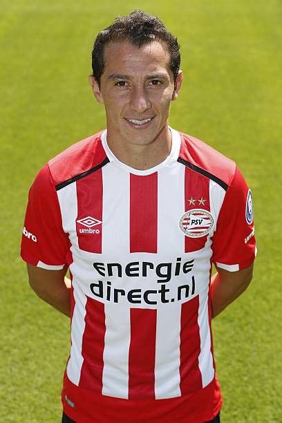 Andres Guardado During The Team Presentation Of Psv Eindhoven On July