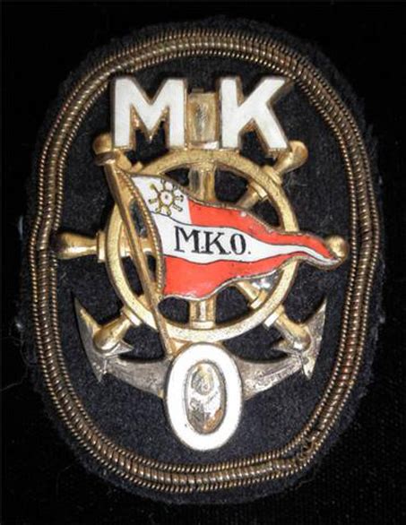Circa 1890s Early 1900s Mko Shipping Lines Cap Badge Flying Tiger