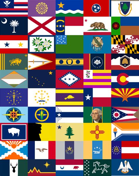 Compilation Of State Flag Redesignscurrent Basically Whatever I Like