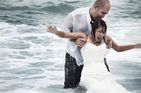 File Trash The Dress Wetlook In Wedding Clothes Heterosexual Couple In Sea  Wikimedia
