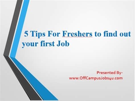 Post details job title looking for salesman and saleslady description experience in sales industries excellence communication skills.critical thinking, decision making and. Five Tips for Freshers to Get Job in Industry - YouTube
