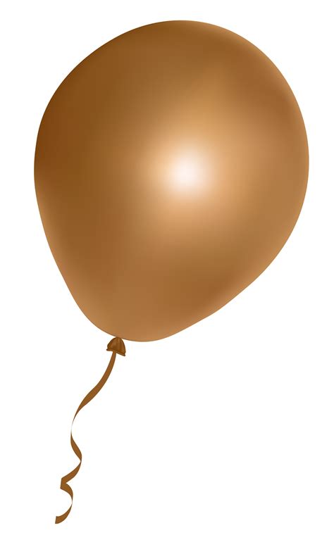 Golden Brown Balloon PNG image - PngPix png image