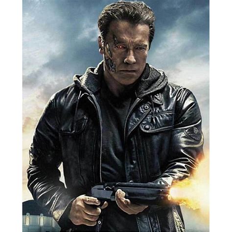 Arnold schwarzenegger, 30 июля 1947 • 73 года. Arnold Schwarzenegger Terminator Genisys Leather Jacket