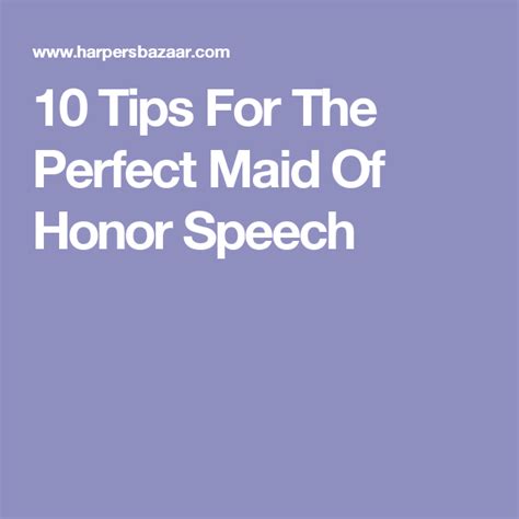 Tips For The Perfect Maid Of Honor Speech Wedding News Wedding Album Best Man Wedding