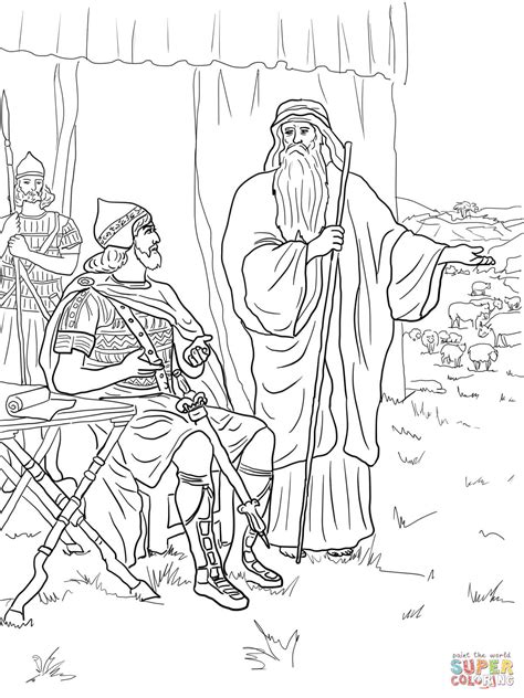 Saul Disobeys God Coloring Page Free Printable Coloring Pages