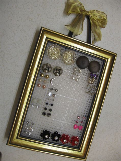 I hope you enjoy this diy! Stud Earring Organizer | Stud earring organizer, Jewelry display box, Jewelry organization