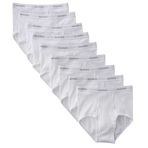mens hanes hanes ultimate® men s underwear briefs pack full rise 100 cotton 7 2 bonus pack