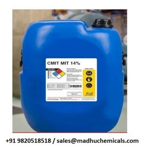 Insect Control Liquid Cmit Mit 14 Methylisothiazolinone Grade