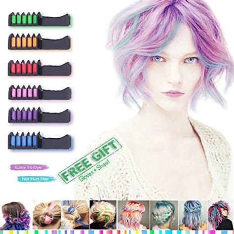 Hair Chalk Temporary Hair Colors Candy Hair Comb For Hair Chalk