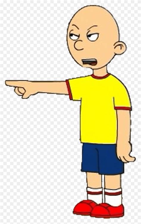 Caillou Sticker Caillou Goanimate Clothing Apparel Face Hd Png