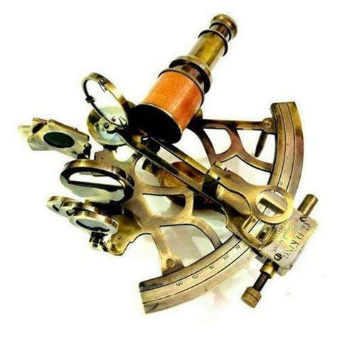 nautical 8 brass hand made sextant in antique polished etsy