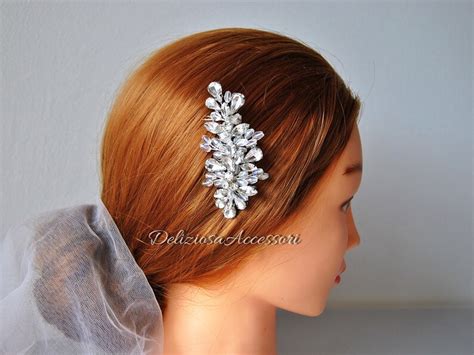 Small Bridal Diamond Hair Comb Wedding Hair Accessory Etsy