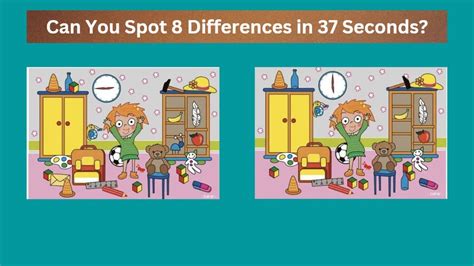 Spot The Difference Can You Spot 8 Differences Within 37 Seconds