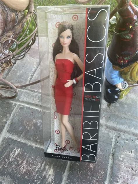 RARE MATTEL BARBIE Basics Target Model 03 Red Collection Black Label