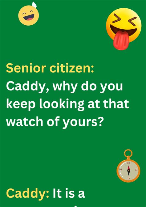 Golf jokes for seniors | English jokes, Senior citizen, Jokes